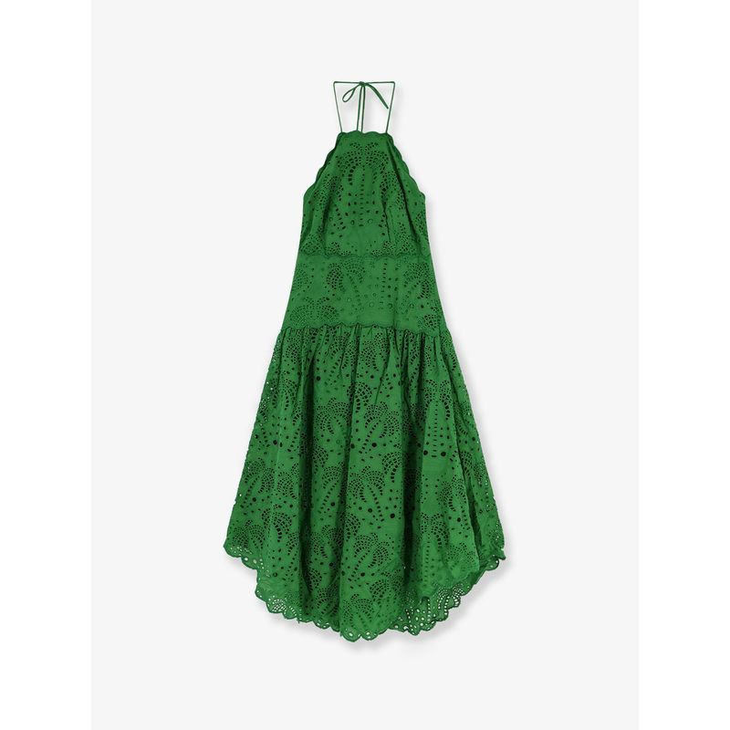 Farm Rio Women Sangallo Lace Midi Dress